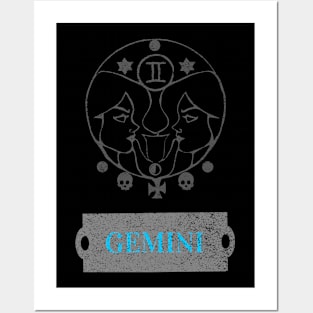 GEMINI  HOROSCOPE SIGN Posters and Art